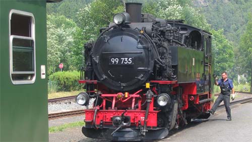 Dampf - Lokomotive Baureihe 99.