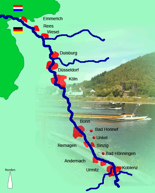 Elstravel - Mit dem Wohnmobil am Rhein entlang / Wohnmobilstellplatz