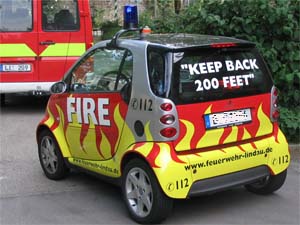 Ein Feuerwehr-Auto für besondere Fälle.