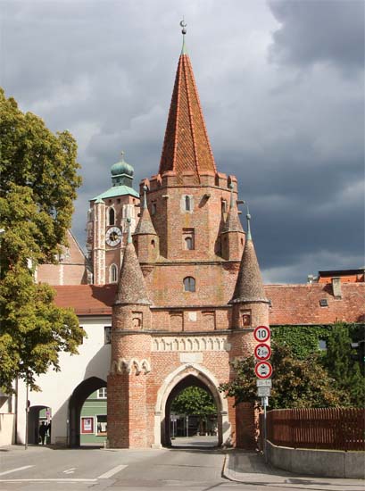 Das Kreuztor in Ingolstadt.