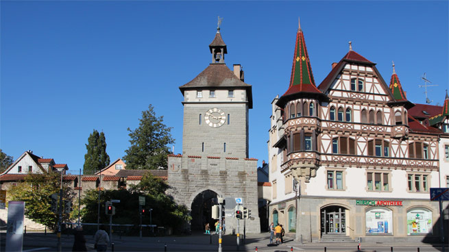 Stadttor in Konstanz.