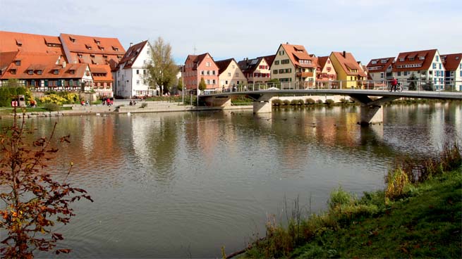 Neckarufer in Rottenburg.