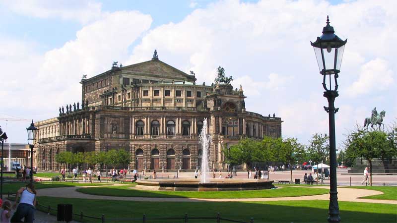 Semper Oper in Dresden.