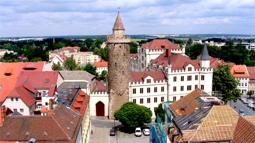 Blick über die Innenstadt von Bautzen