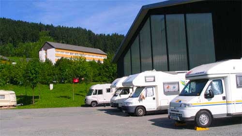 Stellplatz in Oberwiesenthal.