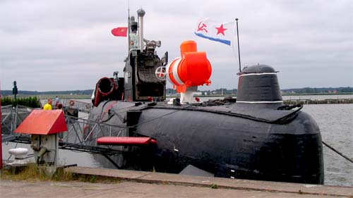 Russisches U - Boot in Peenemünde