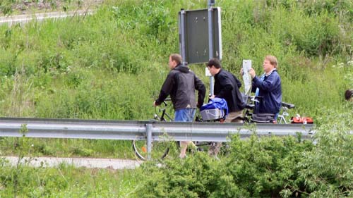 Auf dem Moselradweg unterwegs. Auf dem Moselradweg unterwegs.