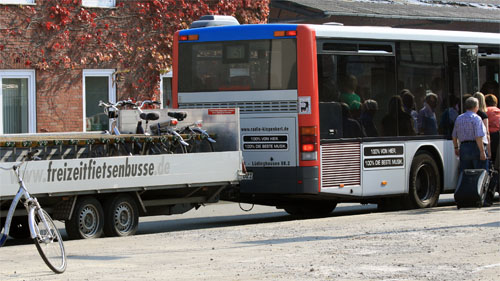 Fietsenbus im Münsterland
