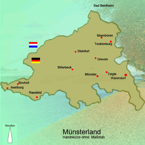 Münsterland - Handskizze