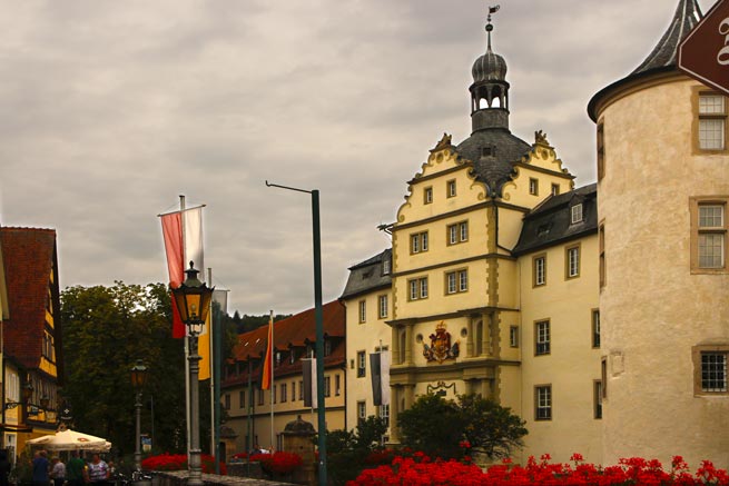 Das Deutschorden - Schloss in Bad Mergentheim.