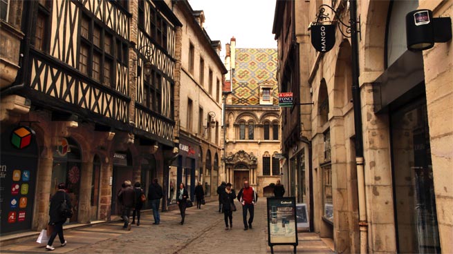 Altstadtgasse in Dijon