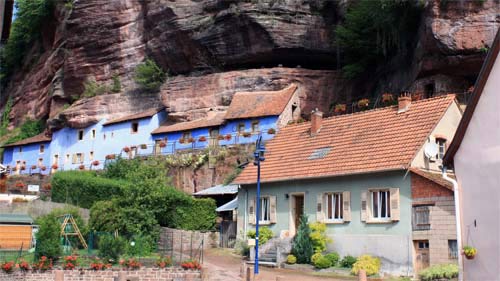 Höhlenwohnungen in Graufthal