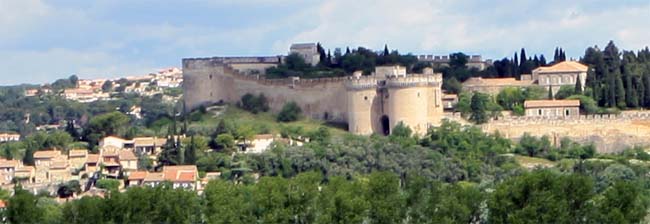 Blick vom Papstpalast in Avignon,