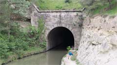 Eingang zum Malpas Tunnel