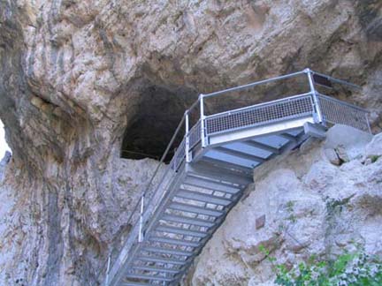 In der Schlucht am Martel Pfad