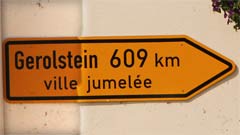 ...nach Gerolstein nur noch 609 Kilometer