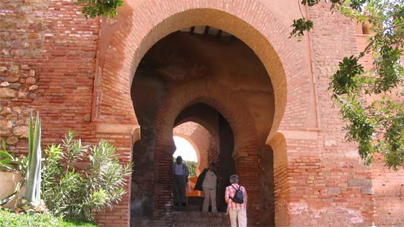 Im Garten der Festung La Alcazaba